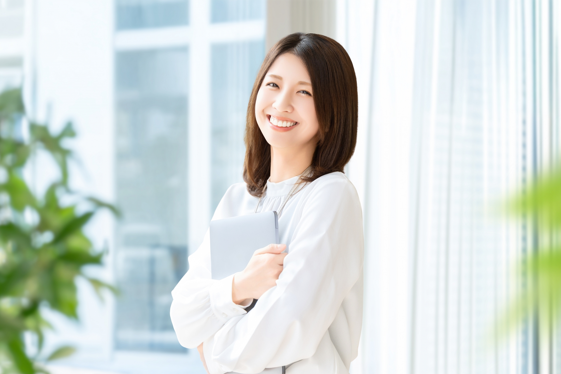 笑顔　女性